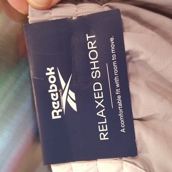 💕REEBOK💕 Game Time Shorts Built-In Brief Relaxed Short Silver Gray XL NWT - Picture 7 of 8